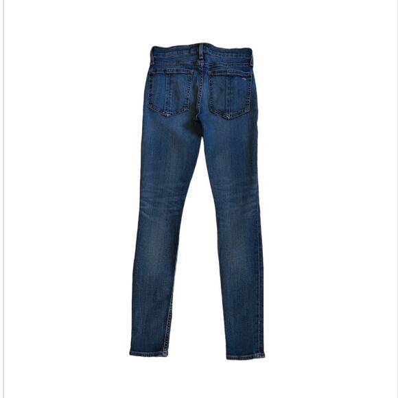 Rag & Bone Jeans Cate Mid Rise Ankle Skinny Size 25 Blue Med Wash Casual Stretch - Picture 3 of 13